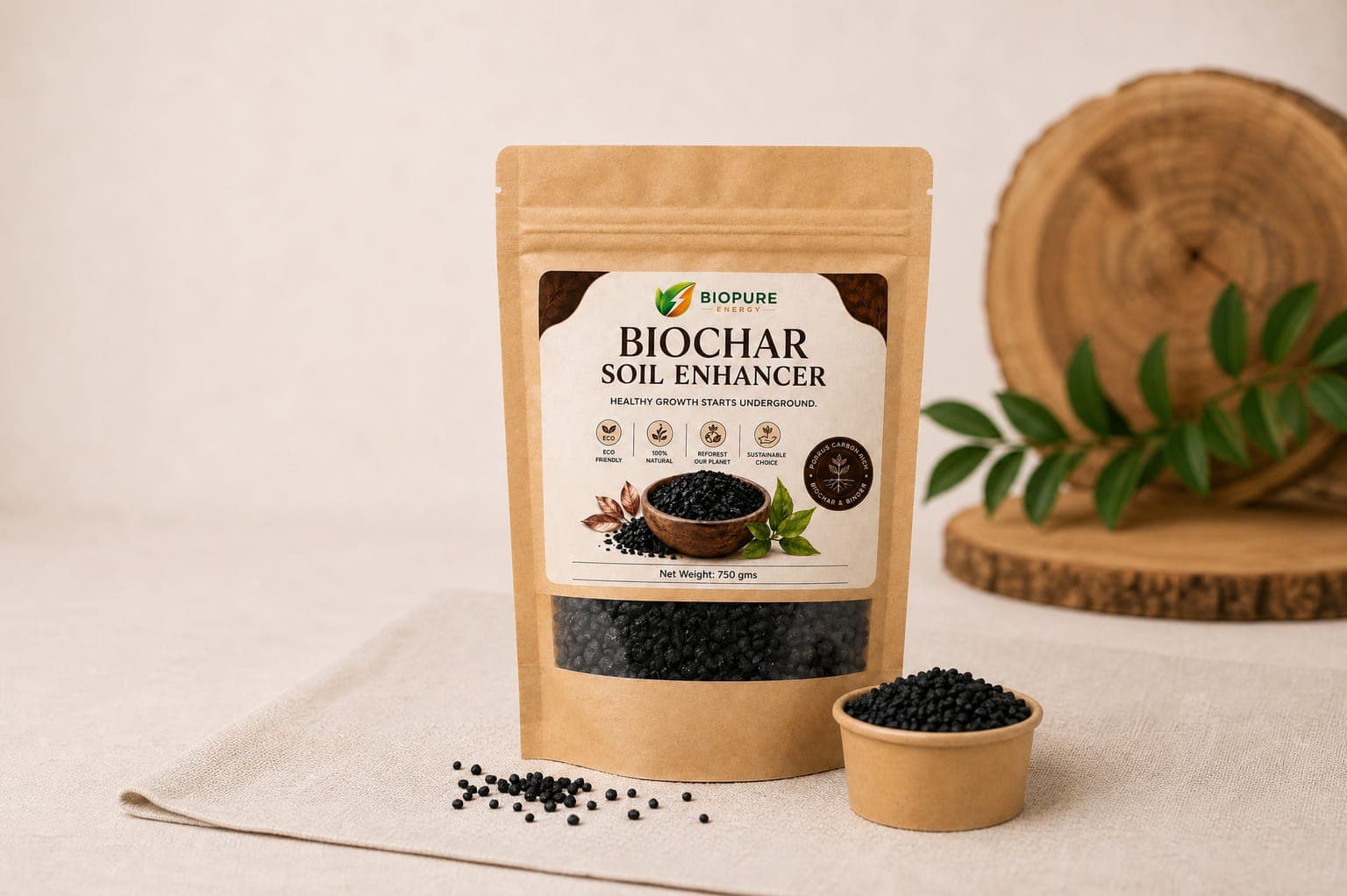 Saturated Biochar View 1